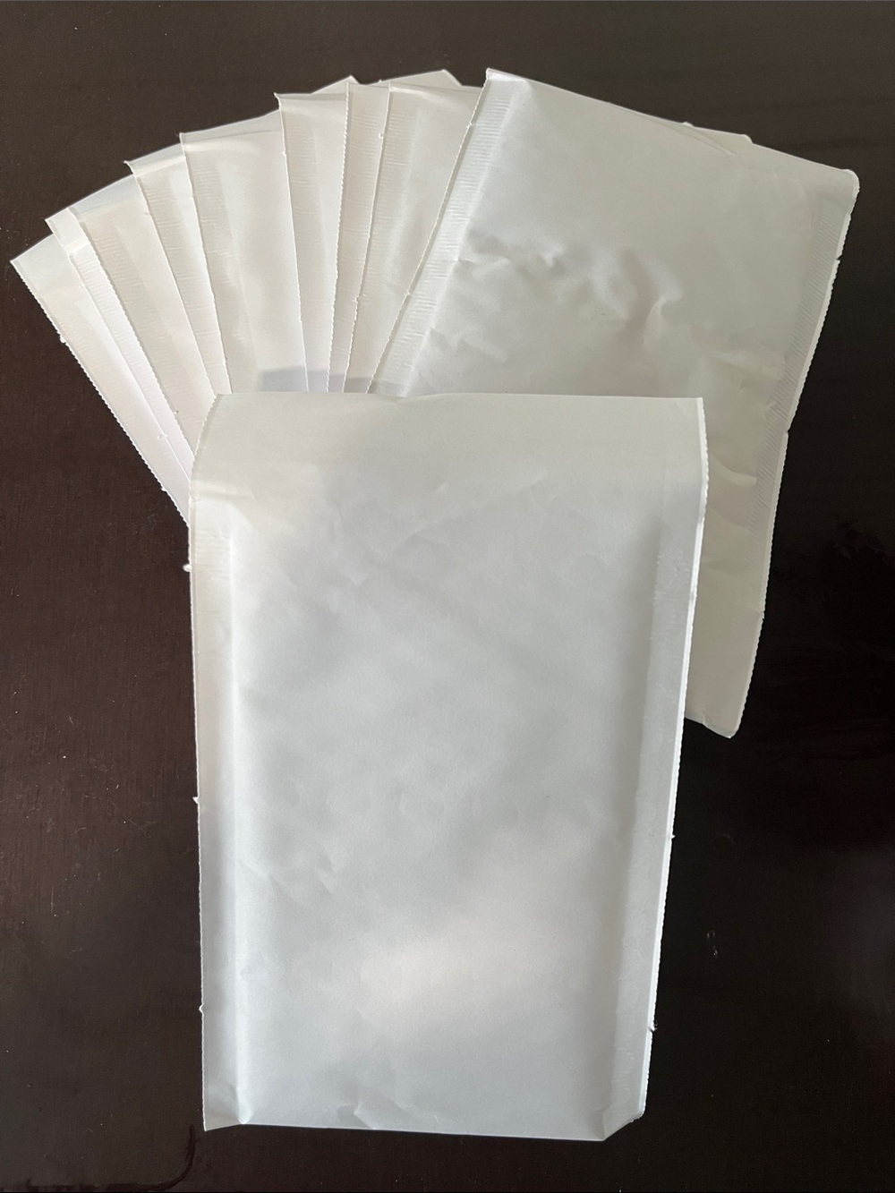 Set of 10 Uline Bubble Mailers 5x7